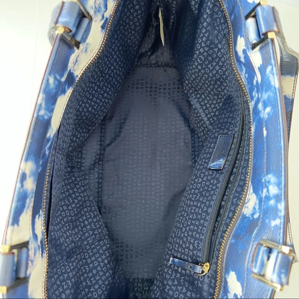 Kate Spade Grant Street Jules Grainy Vinyl Cloud Tote - Picture 7 of 16